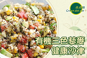 【点点綠有機Keep Fit 食譜｜有機三色藜麥健康沙律】