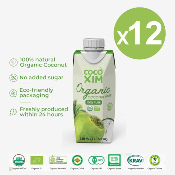 COCO Xim 有機椰子水330mL | 點點綠有機健康食品店